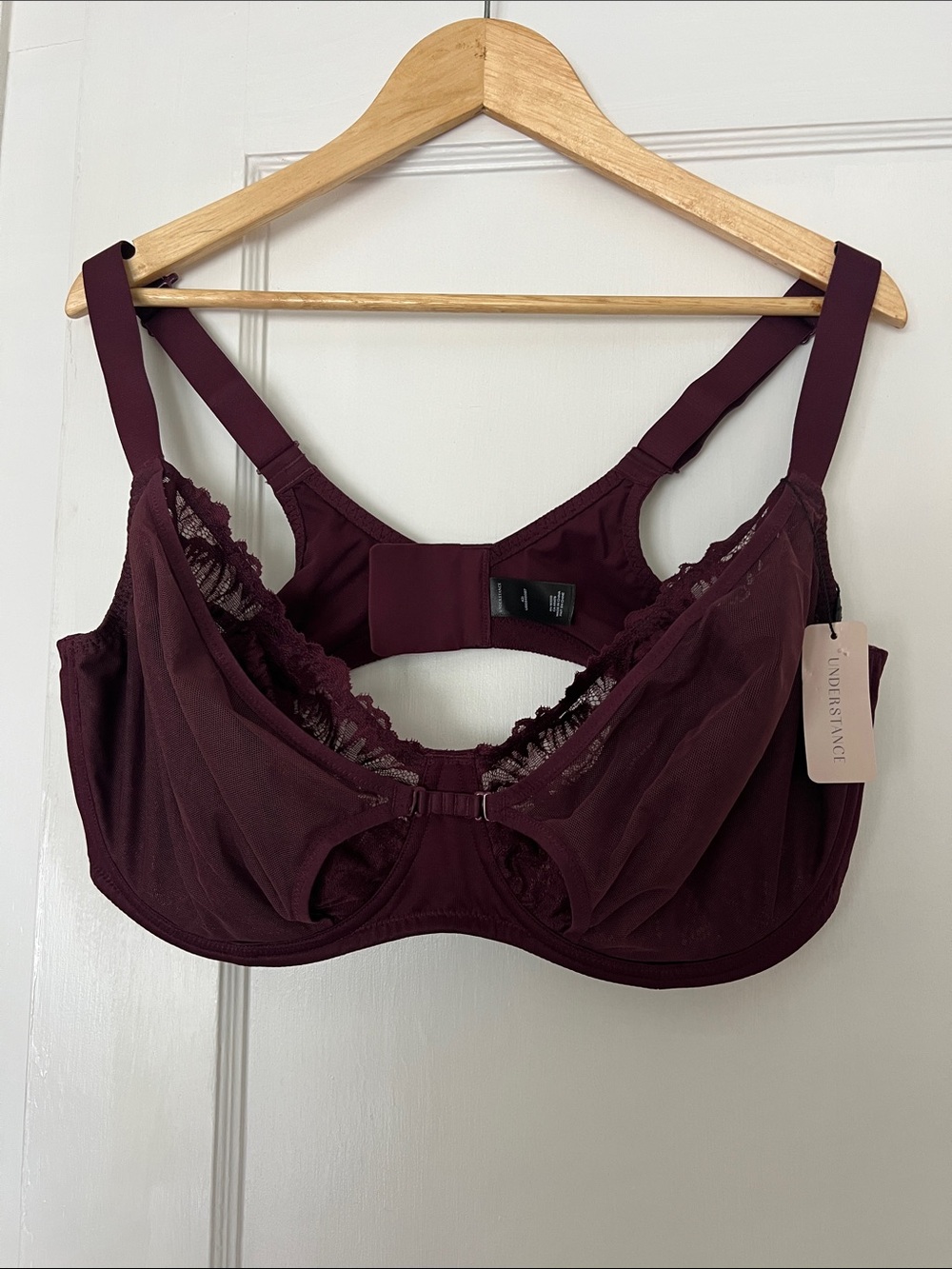 NWT- Understance - Fay Cross-Over Minimizer Bra 42 I